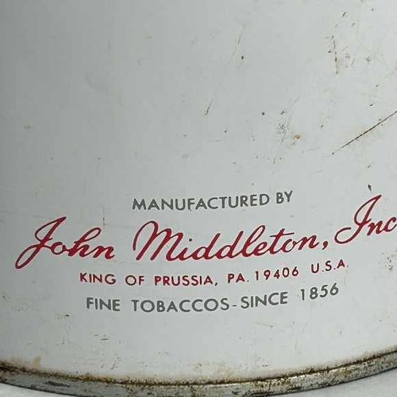 Middleton’s Cherry Blend Tin 7 oz Tobacco Tin. - Picture 5 of 11